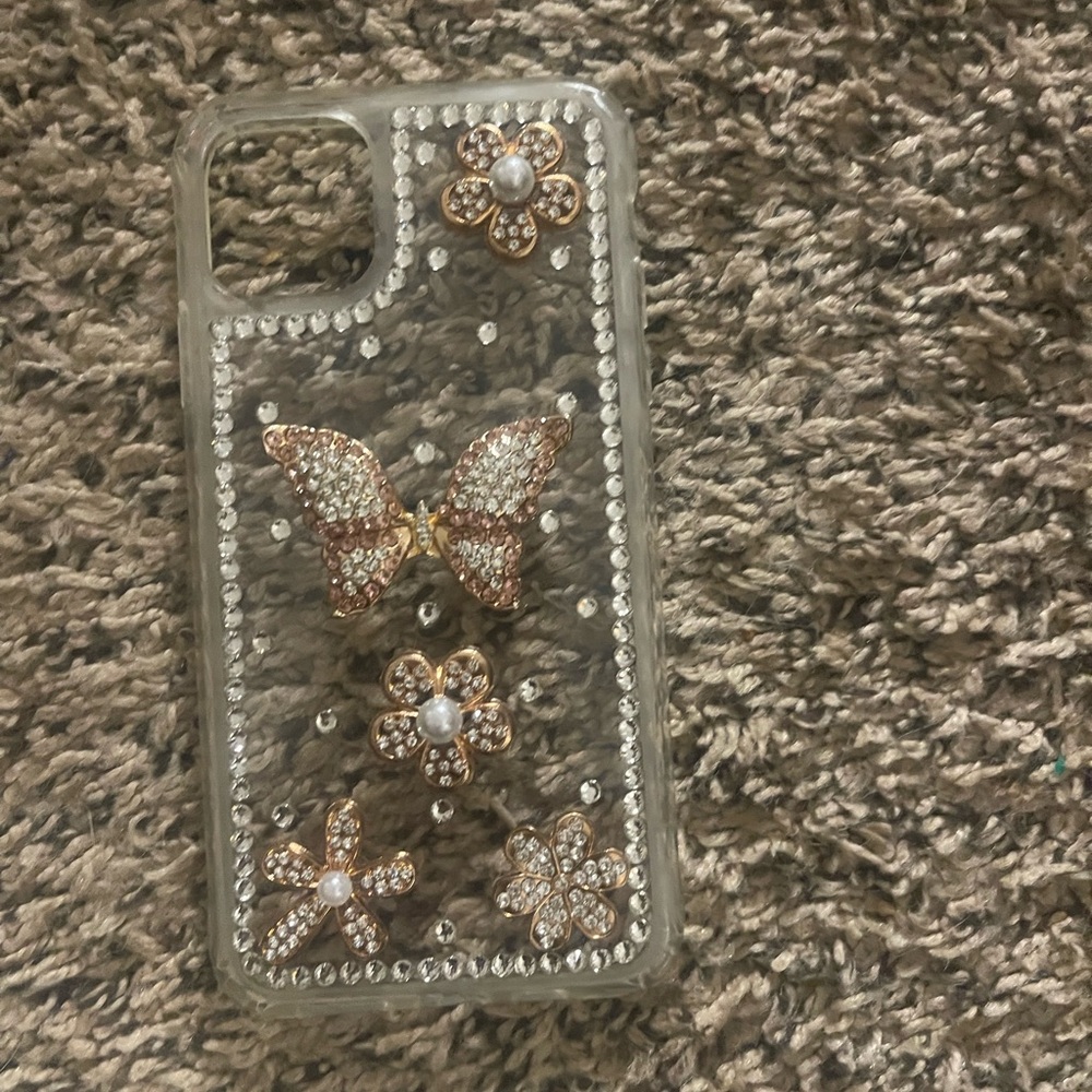 Elegant Clear Butterfly Phone Case